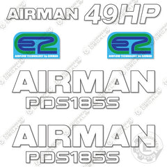Fits Fits Airman PDS185S Decal Kit Air Compressor