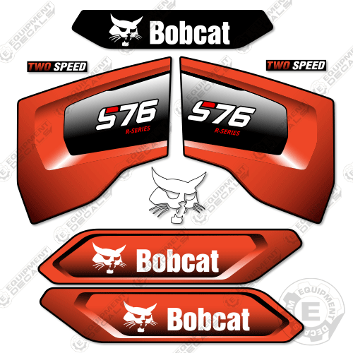 Fits Bobcat S76 Decal Kit Skid Steer
