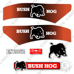 Fits Bush Hog ES2052 Decal Kit Mower