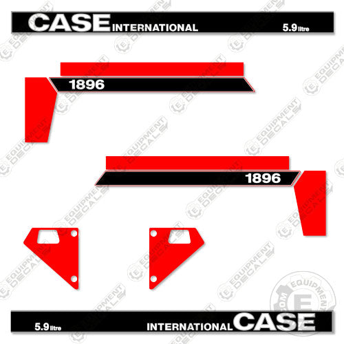 Fits Case 1896 Decal Kit Tractor Equipment Decals