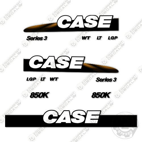 Fits Case 850K Series 3 Decal Kit Dozer Equipment Decals