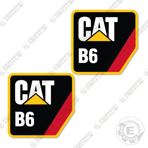 Fits Caterpillar B6 Decal Kit Hammer Equipment Decals