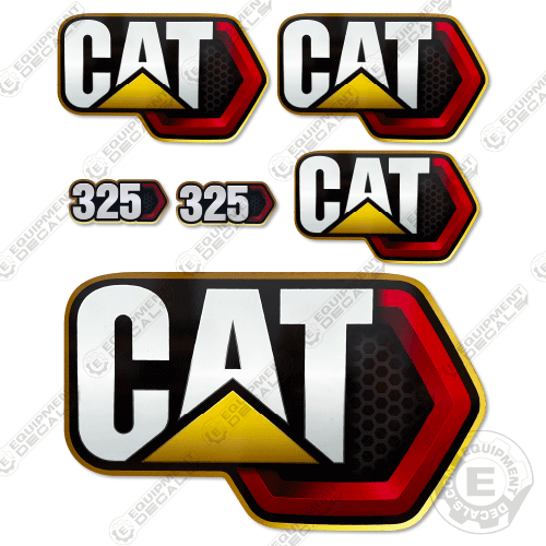 Fits Caterpillar 325 Decal Kit Excavator Equipment Decals