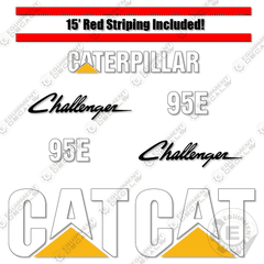 Fits Caterpillar 95E Challenger Tractor Decal Kit