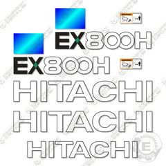Fits Hitachi EX800H Decal Kit Excavator