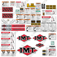 Fits IMT 2020 Dominator Decal Kit - With Newer Style Dominator Decal