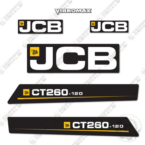 Fits JCB CT260-120 Decal Kit Roller – Equipment Decals
