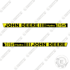 Fits John Deere 165 Hydro Decal Kit Mower