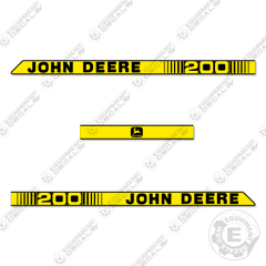 Fits John Deere 200 Decal Kit Riding Mower