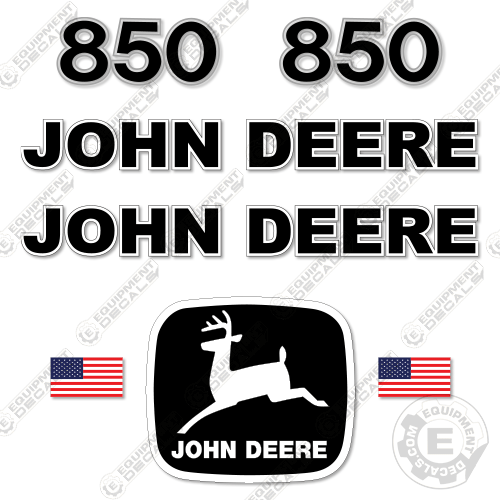 John Deere 751 tractor loader decal aufkleber adesivo sticker set