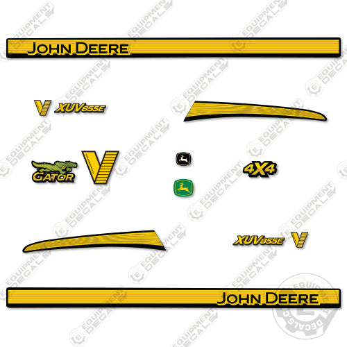 Fits John Deere Gator 855E Decal Kit Utility Vehicle Equipment Decals
