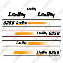 Fits LeeBoy 635B Decal Kit Motor Grader - Scraper