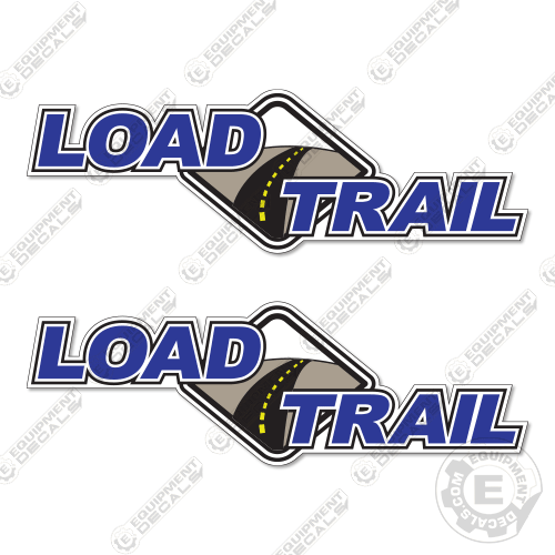 Bri-Mar OEM Replacement Trailer Decal Stickers - Set Of 2, 24 Inch White, Glossy Vinyl (Part #1007)