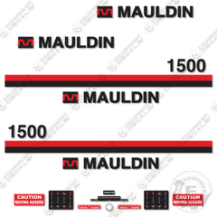 Fits Mauldin 1500 Decal Kit Paver
