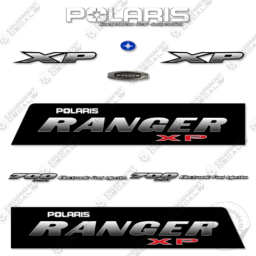 Fits Polaris Ranger 700 XP Decal Kit Utility Vehicle (2008) Equipment Decals