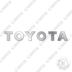 Fits Toyota Forklift Decal 12" Wide