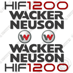 Fits Wacker Neuson HIF 1200 Decal Kit Heater