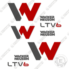 Fits Wacker Neuson LTV6 Decal Kit Light Tower