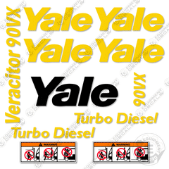 Fits Yale GDP090VX Decal Kit Forklift