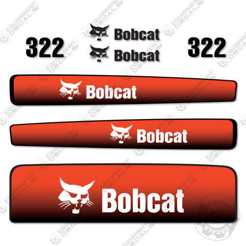 Kit Autocollants Bobcat 325d Mini Digger - Décalques Pour Pelle Mécanique - Neuf