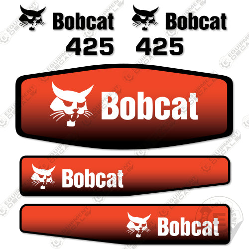 Set D’autocollants Bobcat 442 Mini Pelle - Décalcomanies Neuves Pour Excavatrices - Neuf Avec Emballage
