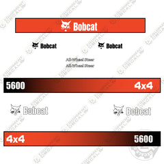 Fits Bobcat 5600 Tool Carrier 4x4 Utility Vehicle Replacement Decals