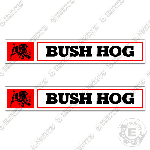 Fits Bush Hog 3004 Decal Kit Blade Box Equipment Decals