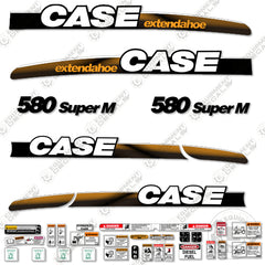 Fits Case 580 Super M Decal Kit BackHoe Loader