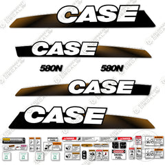 Fits Case 580N Decal Kit BackHoe Loader