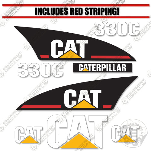 Fits Caterpillar 330 C Excavator Decals Equipment Decals