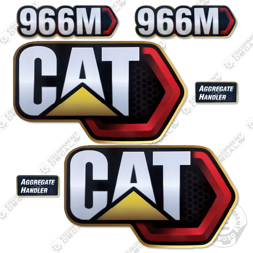 Fits Caterpillar 966M Wheel Loader Decal Kit Equipment Decals
