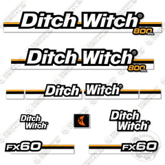 Fits Ditch Witch FX 60 Decal Kit