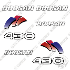 Fits Doosan 430 Decal Kit Skid Steer