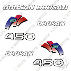 Fits Doosan 450 Plus Decal Kit Skid Steer