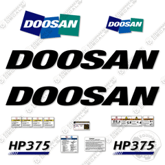 Fits Doosan HP375 Decal Kit Compressor