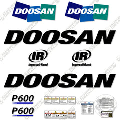 Fits Doosan P600 Decal Kit Compressor