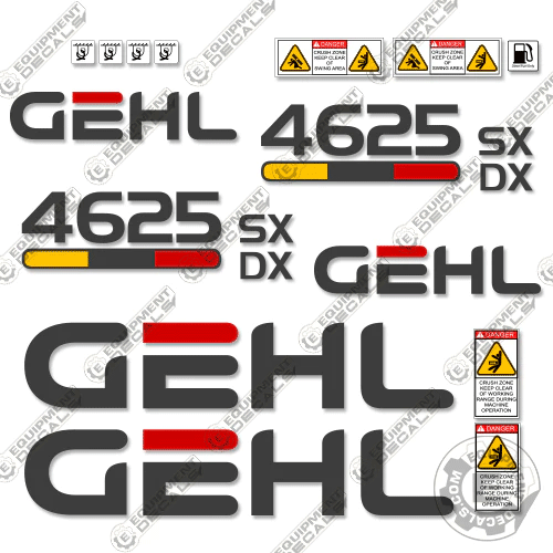 Fits GEHL 4625SX Decal Kit Skid Steer – Equipment Decals Fits GEHL 4625SX Decal Kit Skid Steer – Equipment Decals