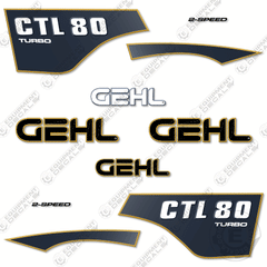 Fits GEHL CTL80 Decal Kit Skid Steer