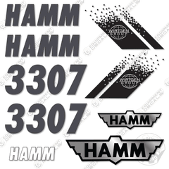 Fits HAMM 3307 Decal Kit Soil Compactor Roller