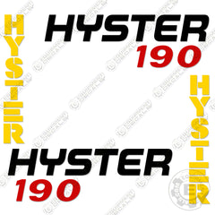 Fits Hyster 190 Forklift Decal Kit