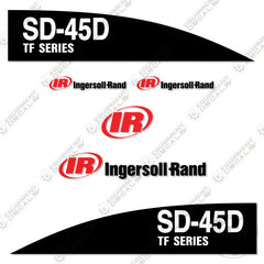 Fits Ingersoll-Rand SD-45D TF Series Decal Kit Roller