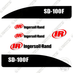 Fits Ingersoll-Rand SD-100F Decal Kit Roller