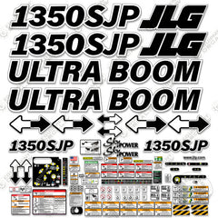 Fits JLG 1350SJP Decal Kit Boom Lift (ULTRA BOOM)