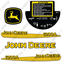 Fits John Deere 1200A Decal Kit Riding Mower