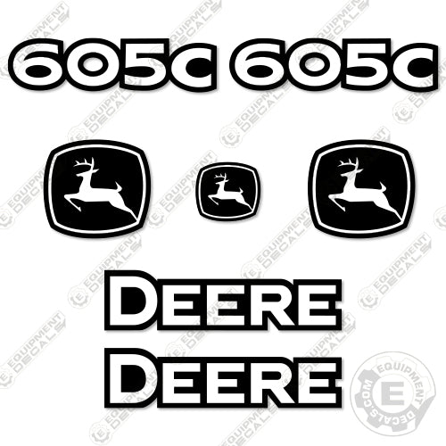 Fits John Deere 605C Decal Kit Dozer Crawler Equipment Decals
