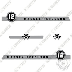 Fits Massey Ferguson 12 Tractor Decal Kit