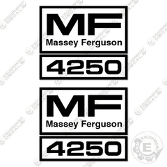 Fits Massey Ferguson 4250 Decal Kit Tiller