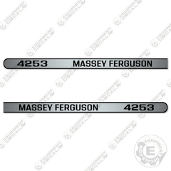 Fits Massey Ferguson 4253 Decal Kit Tractor Hood