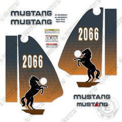 Fits Mustang 2066 Decal Kit Skid Steer