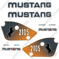 Fits Mustang 2105 Decal Kit Skid Steer